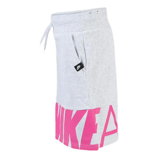 Air Fleece Skirt Youth Pink/Grey