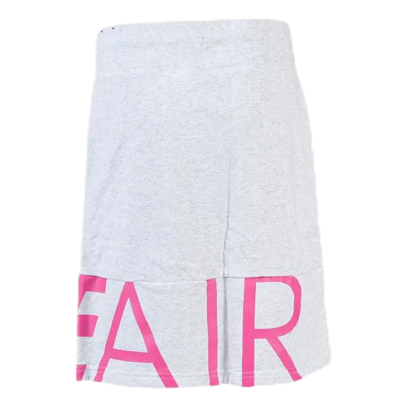 Air Fleece Skirt Youth Pink/Grey