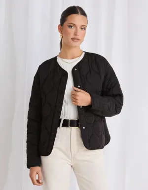 Apex Puffer Jacket - Black