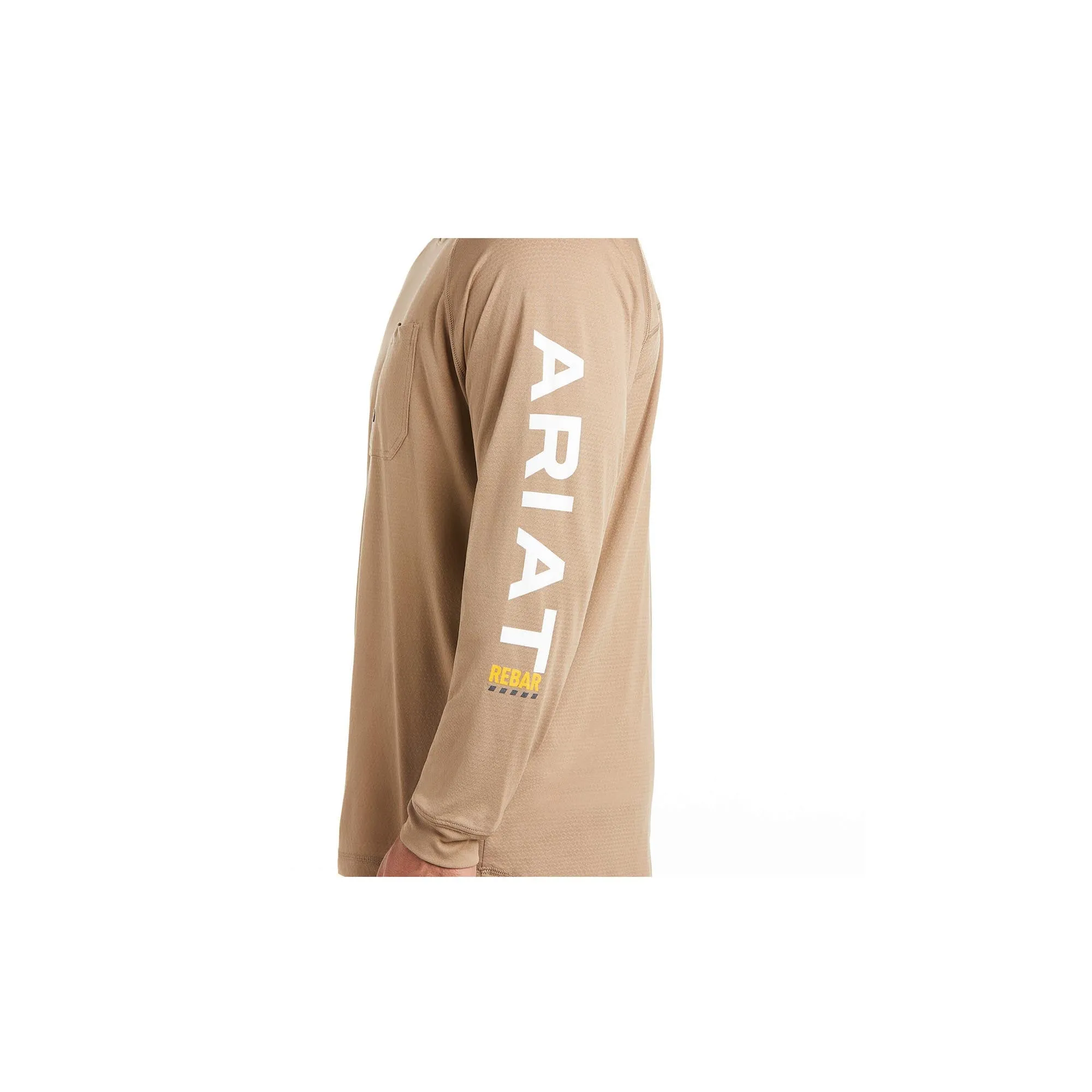 Ariat Rebar HeatFighter LS T-Shirt Khaki