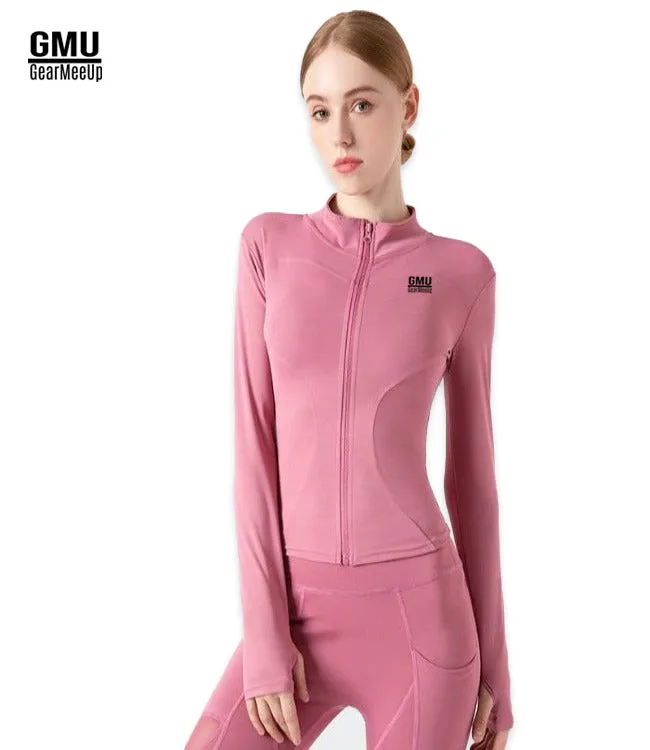 Athletic Performance Sculpt Fit Zip Up Jacket