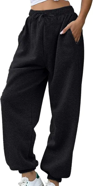 Baggy Sweatpants for Women 2024 Plus Size High Waisted Workout Athletic Joggers Trousers Casual Comfy Sweat Pants
