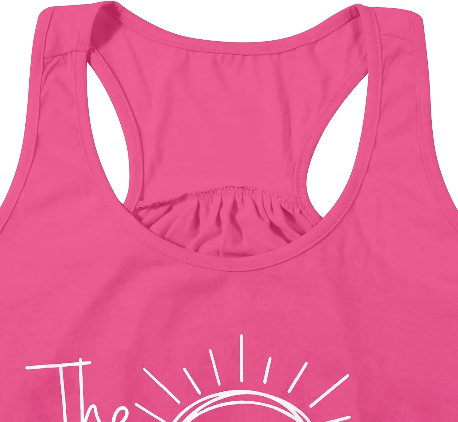 BANGELY The Beach is My Happy Place Tank Tops Women Summer Beach Tank Casual Sleeveless Vacation Shirt Camis