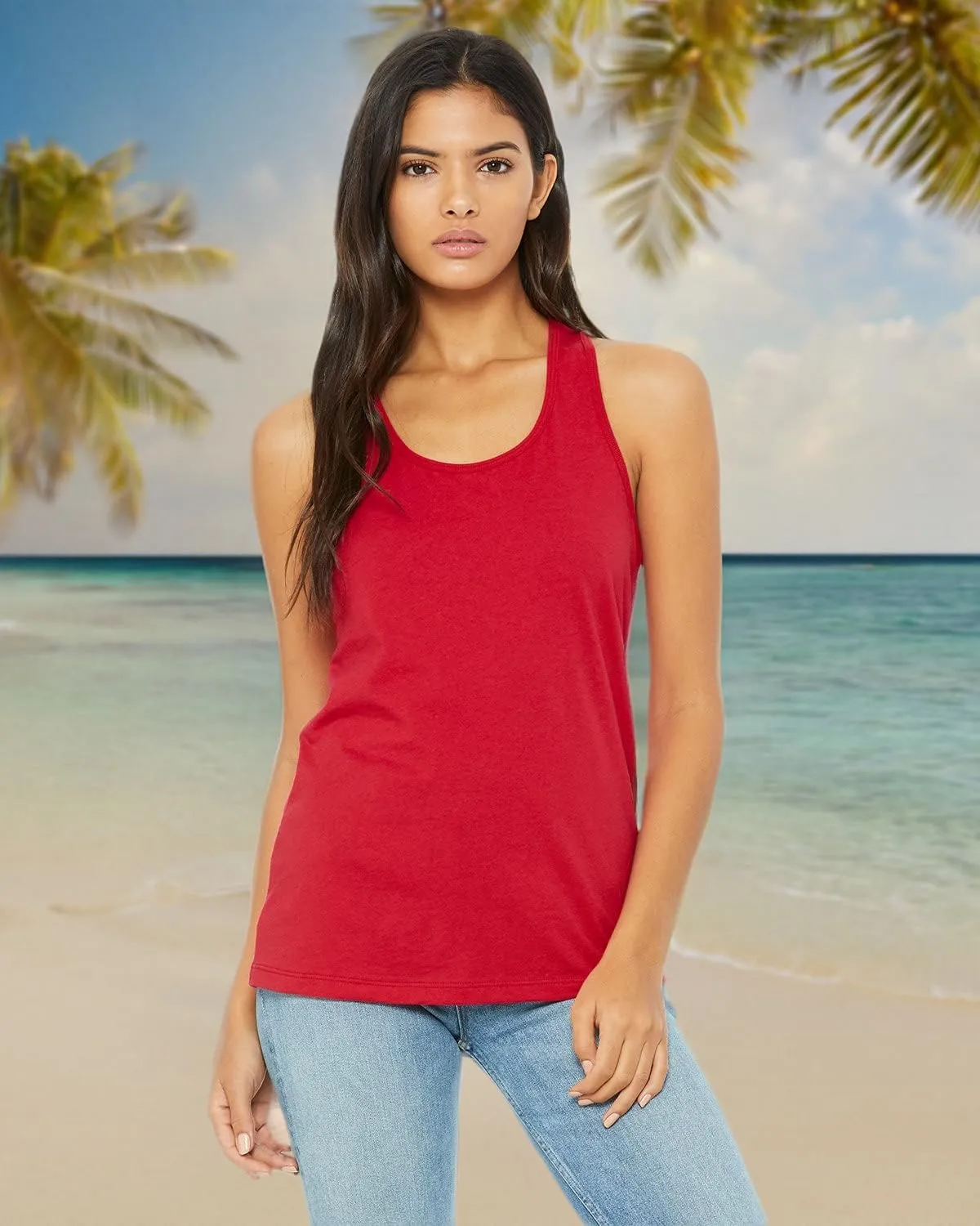 Bella Canvas 6008 Women's Jersey Racerback Tank