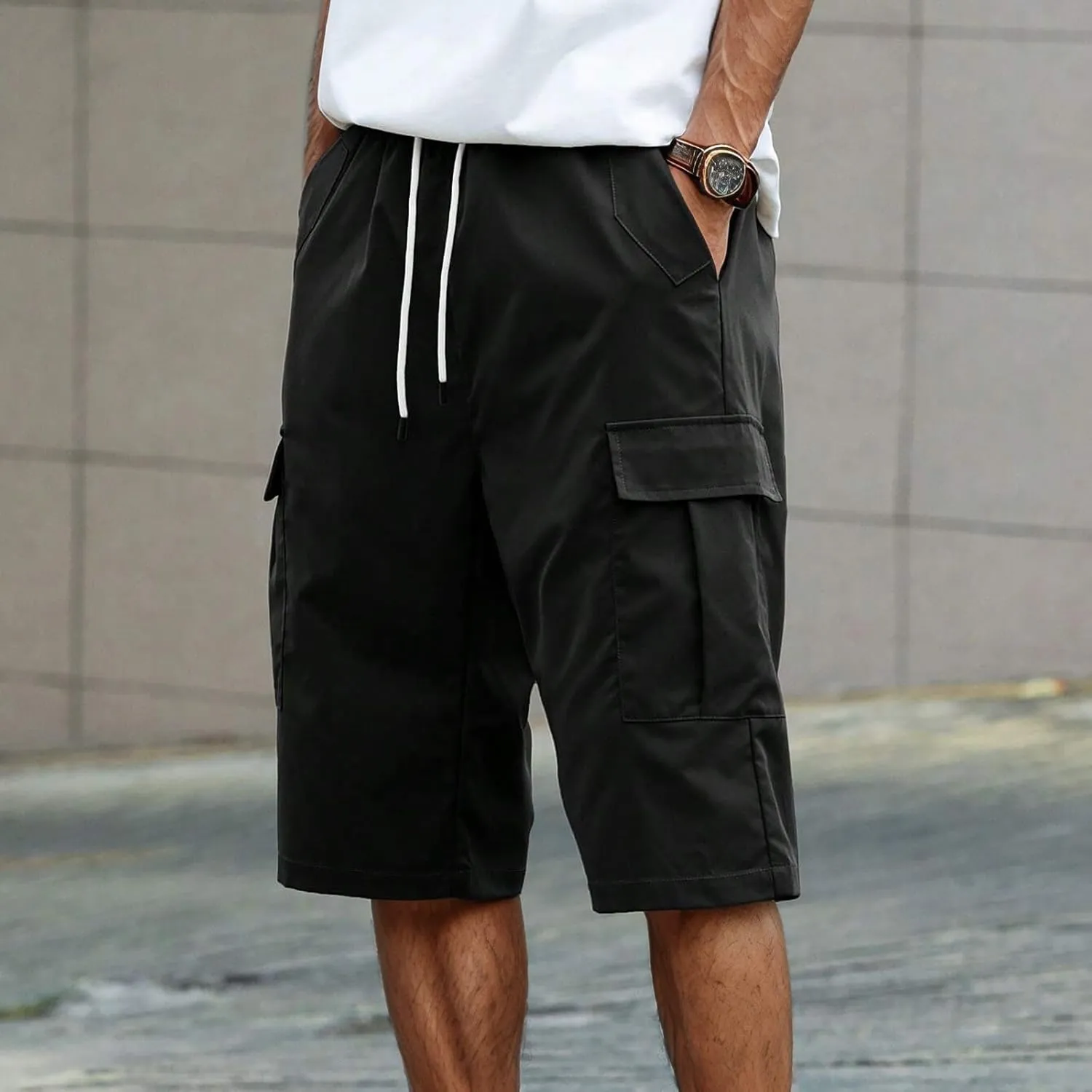 Cargo Sweatpants for Men Slacks Hiking Beach Stretch Joggers Thermal Slim Fit Body Yoga Wide Leg Leather Basketball