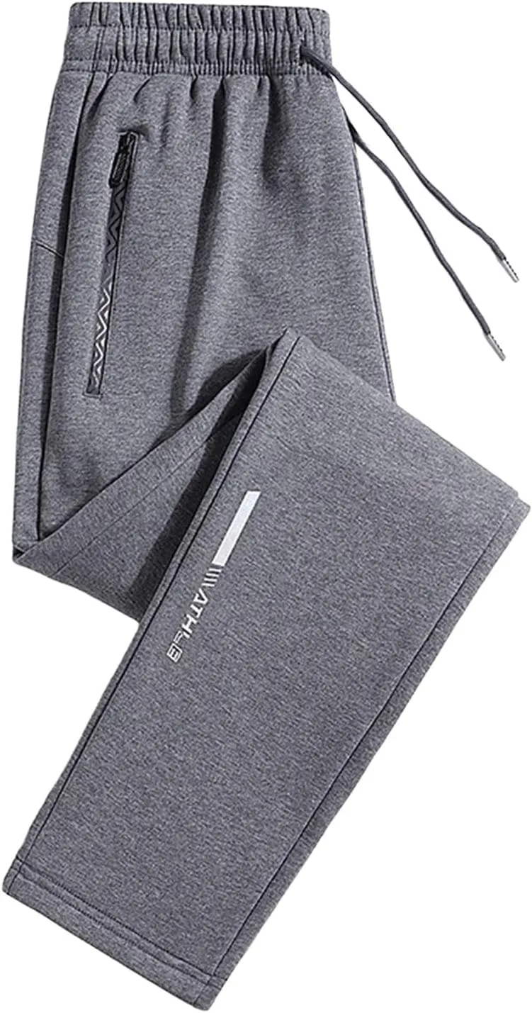 Cargo Work Trousers Men Linen Casual Combat Pants Gym Sweatpant Pockets Joggers Bottoms Trousers