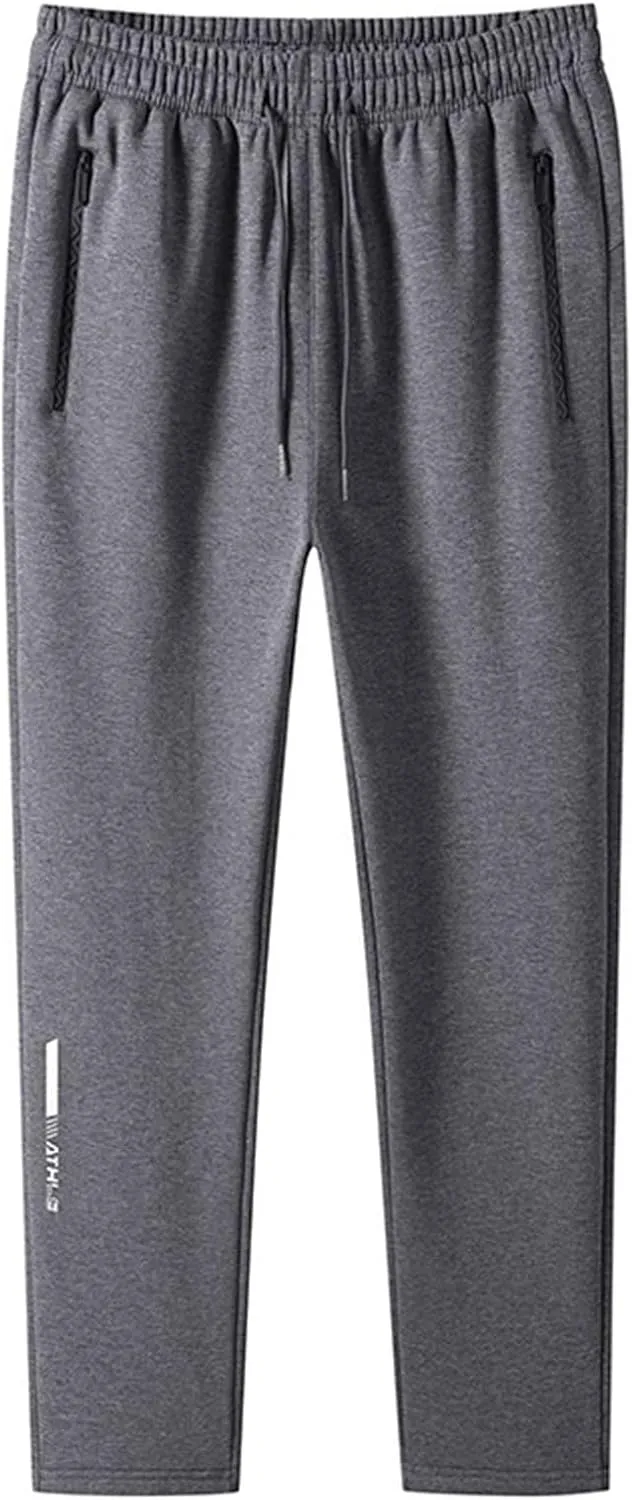 Cargo Work Trousers Men Linen Casual Combat Pants Gym Sweatpant Pockets Joggers Bottoms Trousers