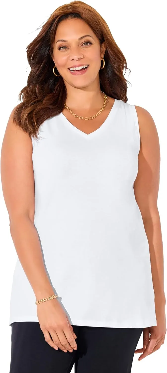 Catherines Women's Plus Size Suprema Studio Reversible Tank