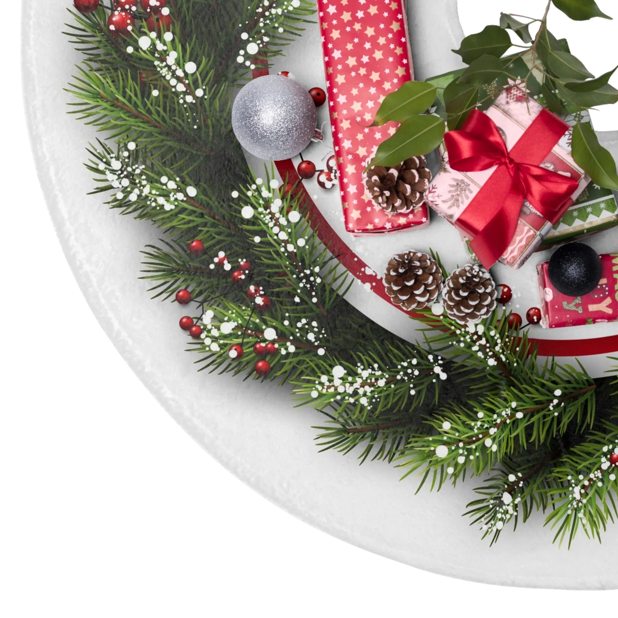 Christmas Wreath Tree Skirts