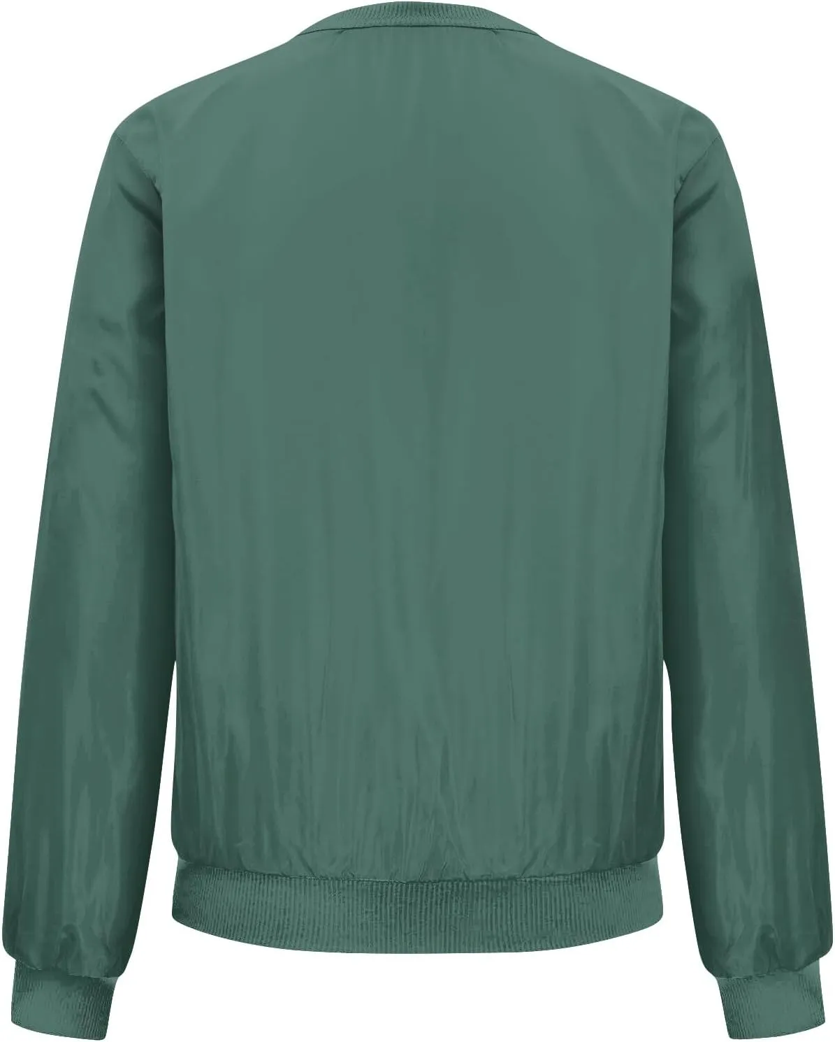 COTECRAM Bomber Jacket Women 2024 Causal Floral Zip Up Coats Long Sleeve Stand Collar Fall Jackets Lightweight Outerwear Tops