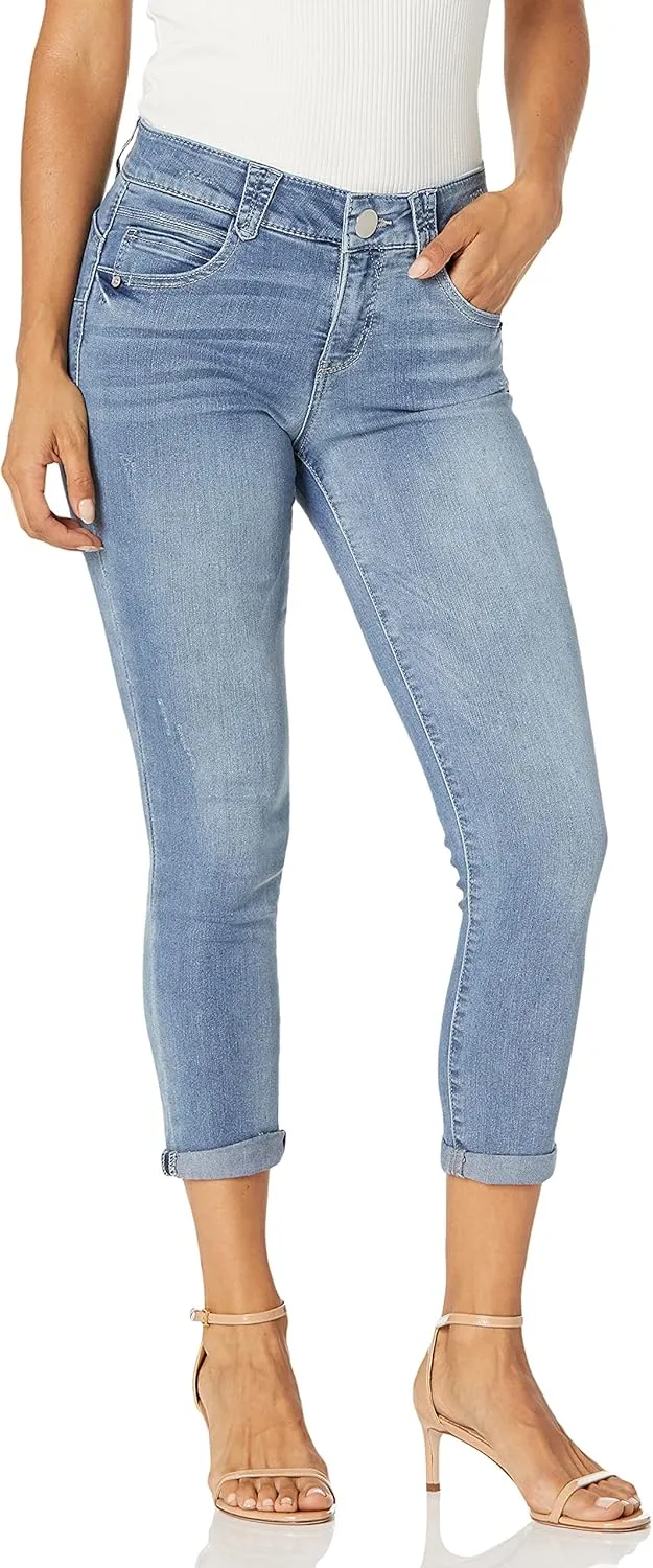 Democracy Women's Petite Ab Solution Crop