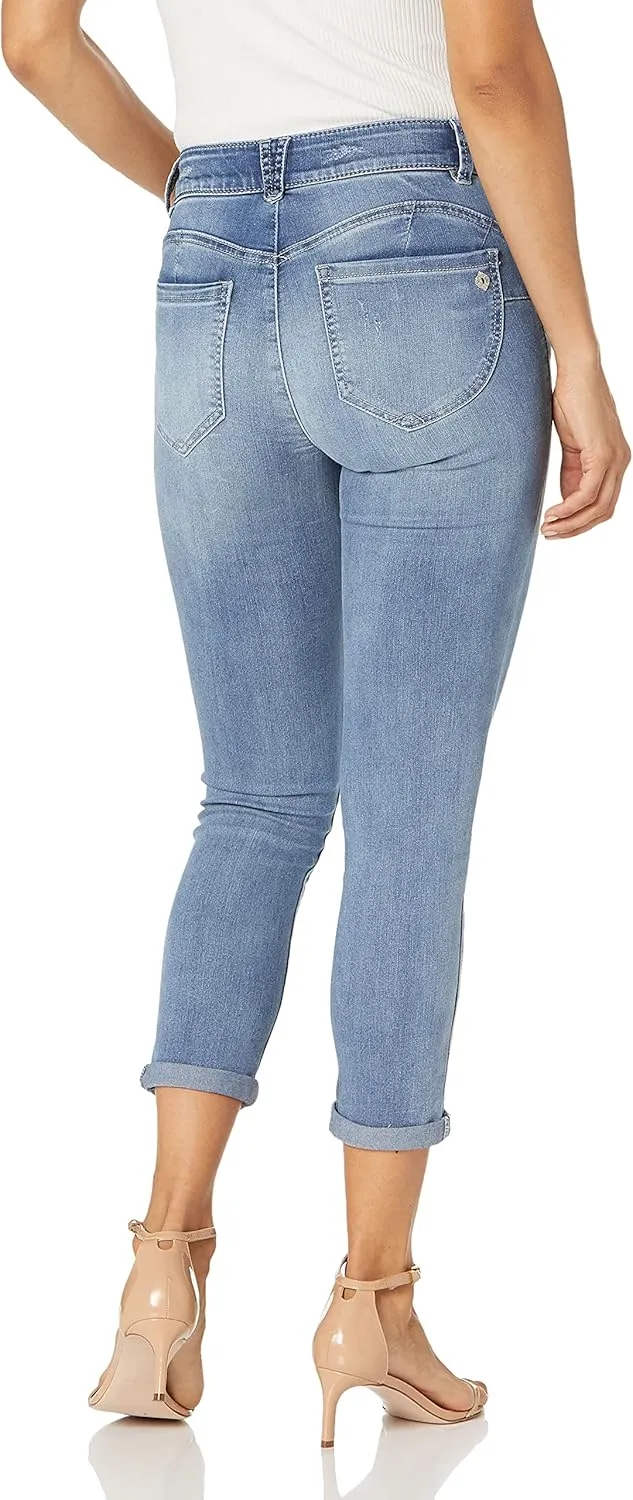 Democracy Women's Petite Ab Solution Crop