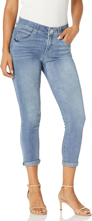 Democracy Women's Petite Ab Solution Crop