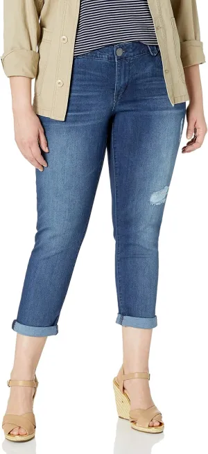 Democracy Women's Plus Size Ab Solution Crop