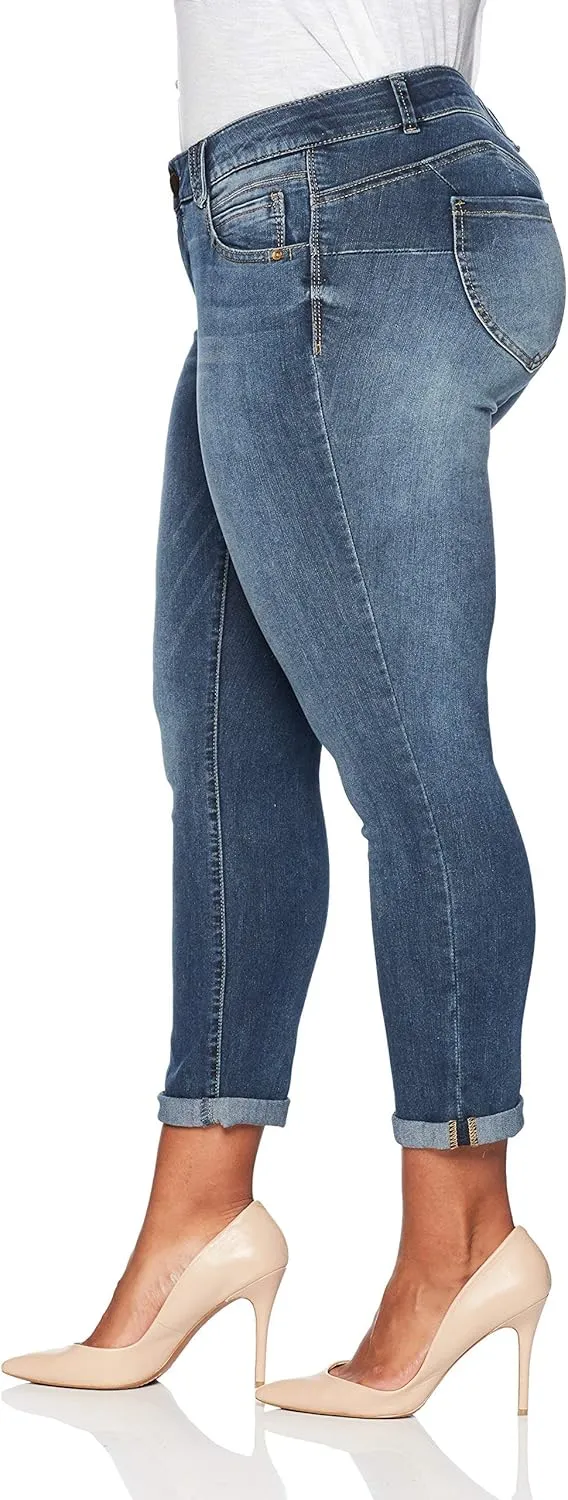 Democracy Women's Plus Size Ab Solution Crop