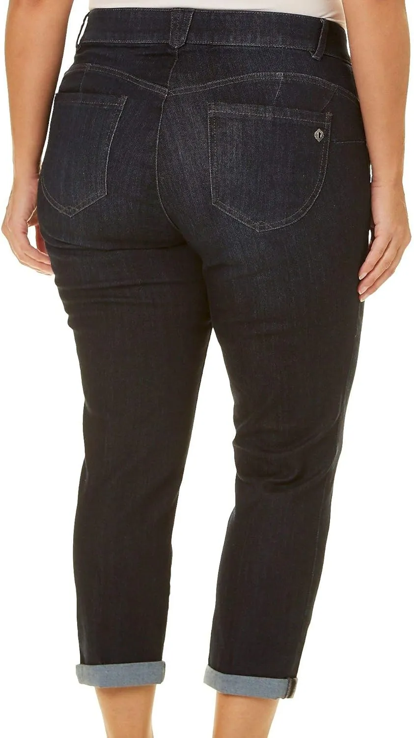Democracy Women's Plus Size Ab Solution Crop
