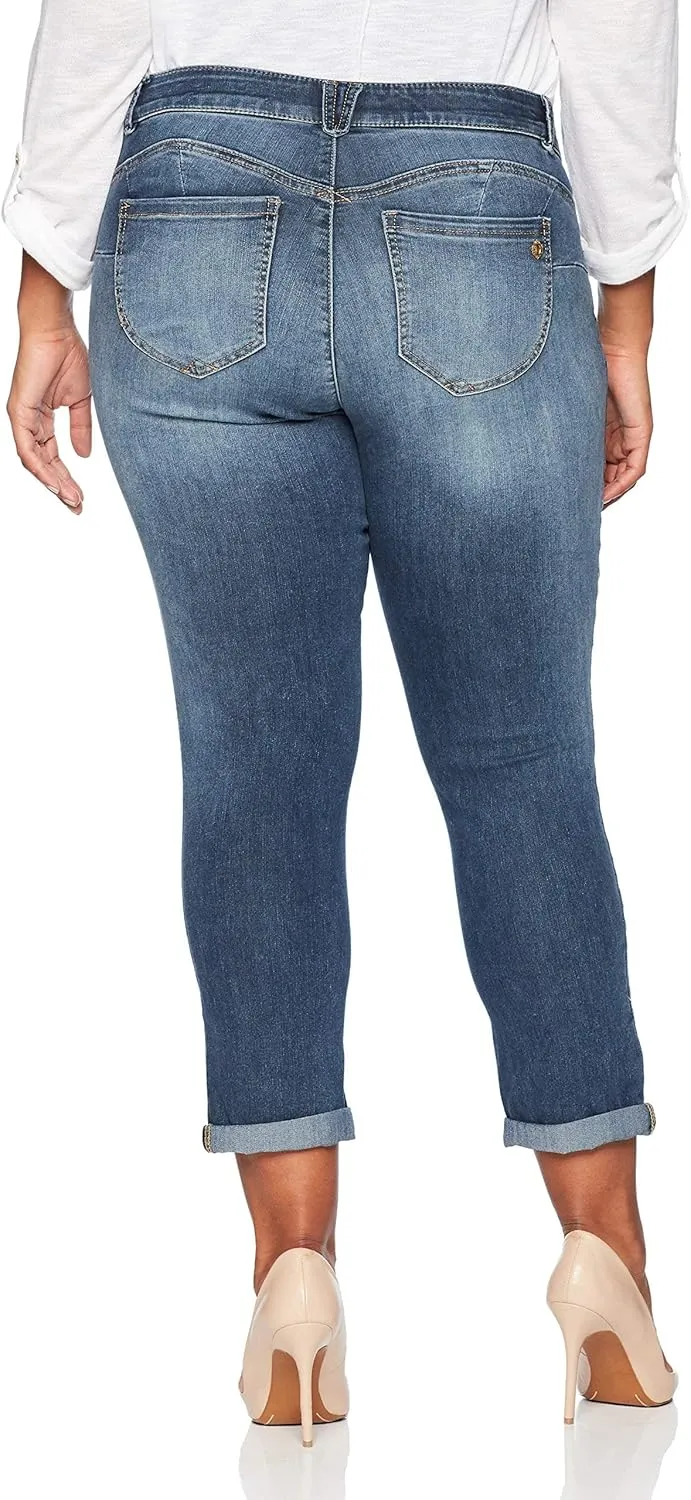 Democracy Women's Plus Size Ab Solution Crop