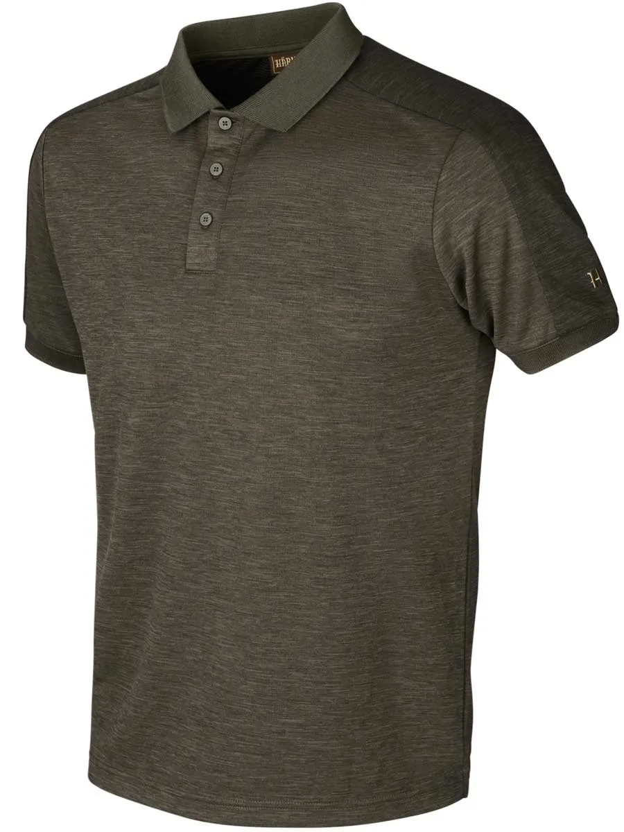 HARKILA Tech Polo Shirt - Mens Arc-Stretch - Willow Green