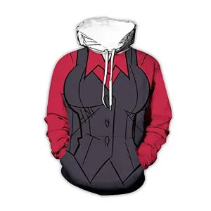 Helltaker Hoodies -Malina Unisex 3D Pullover Hooded Sweatshirt