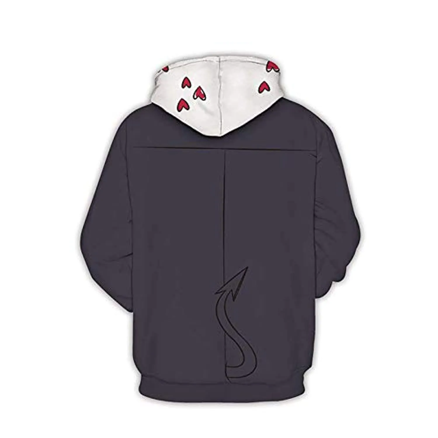 Helltaker Hoodies -Modeus Unisex 3D Pullover Hooded Sweatshirt