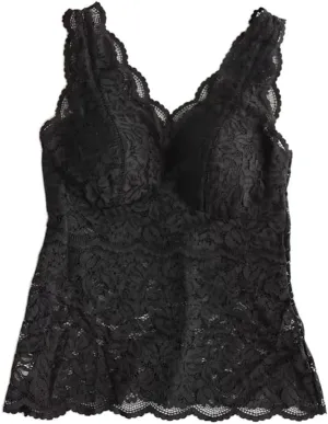 KCKEYS Black Lace Bralette for Lady V Neck Camisoles Tank Tops for Womentop Cotton Cami Girls Daily Wear