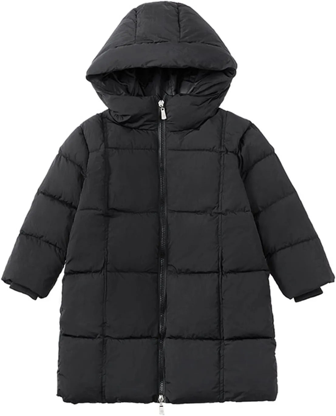 Kids Girls Boys Winter Warm Thick Solid Cotton Long Sleeve Padded Jacket Coat Clothes Toddler Baby Girl Sweaters