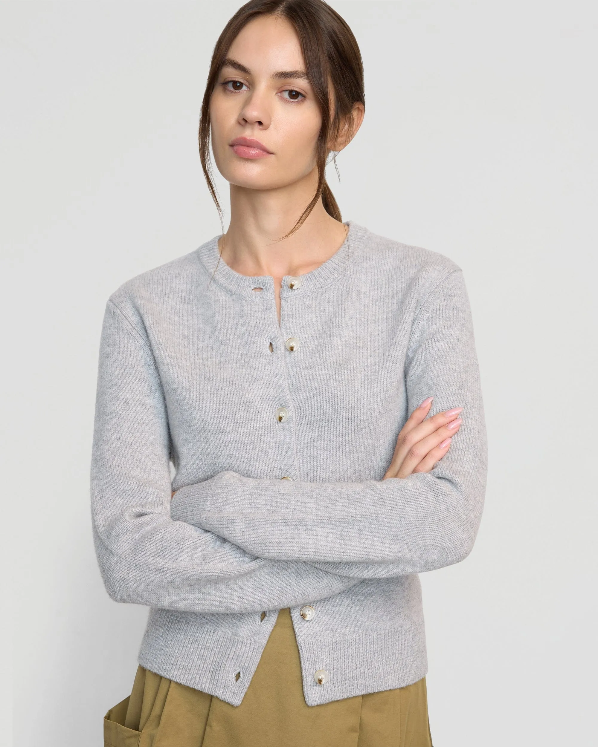 Kiran Wool-Cashmere Cardigan