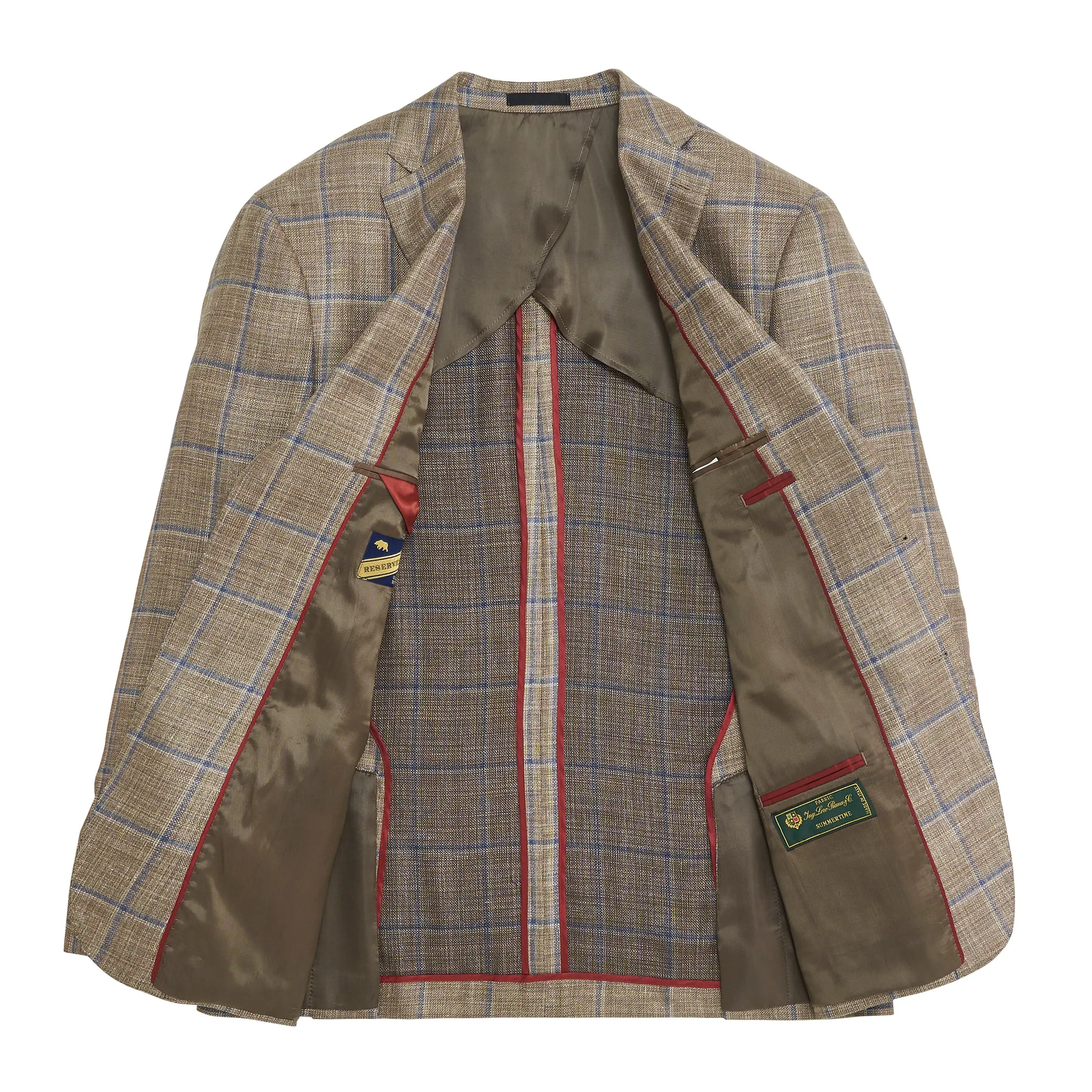 Loro Piana Beech Windowpane Sport Coat