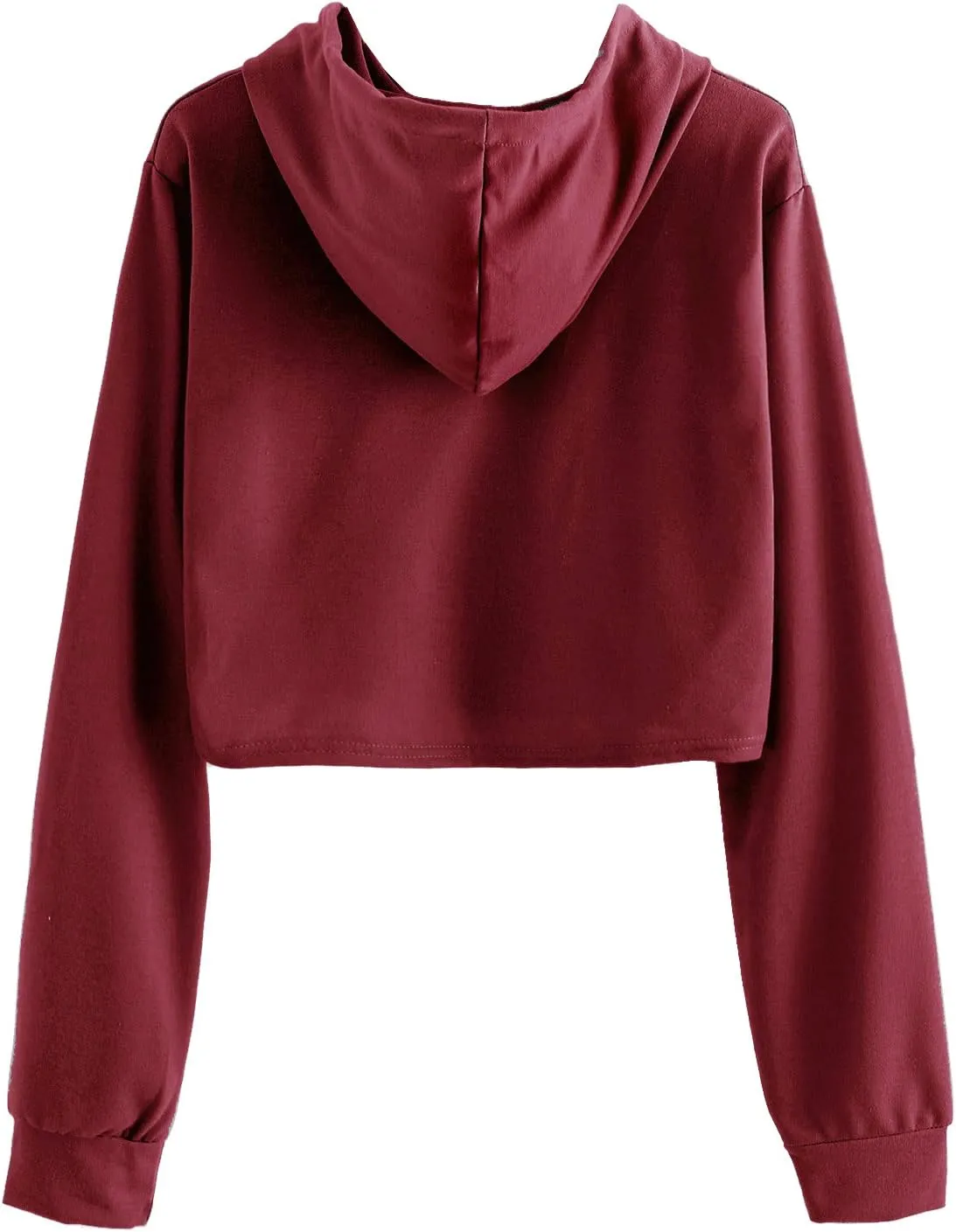 MakeMeChic Women's Cropped Hoodie Casual Workout Crop Sweatshirt Tops