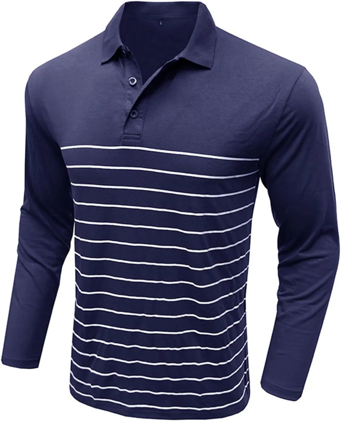Men's Casual Round Neck Long Sleeve Pullover Printed T-Shirt Blouse Tops, 2024 Tall and Big Mens Tops Fall Trendy