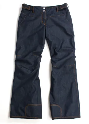 PHENIX Waterproof Insulated Denim Jeans Style Ski Snowboard Pants US 12, EU 42