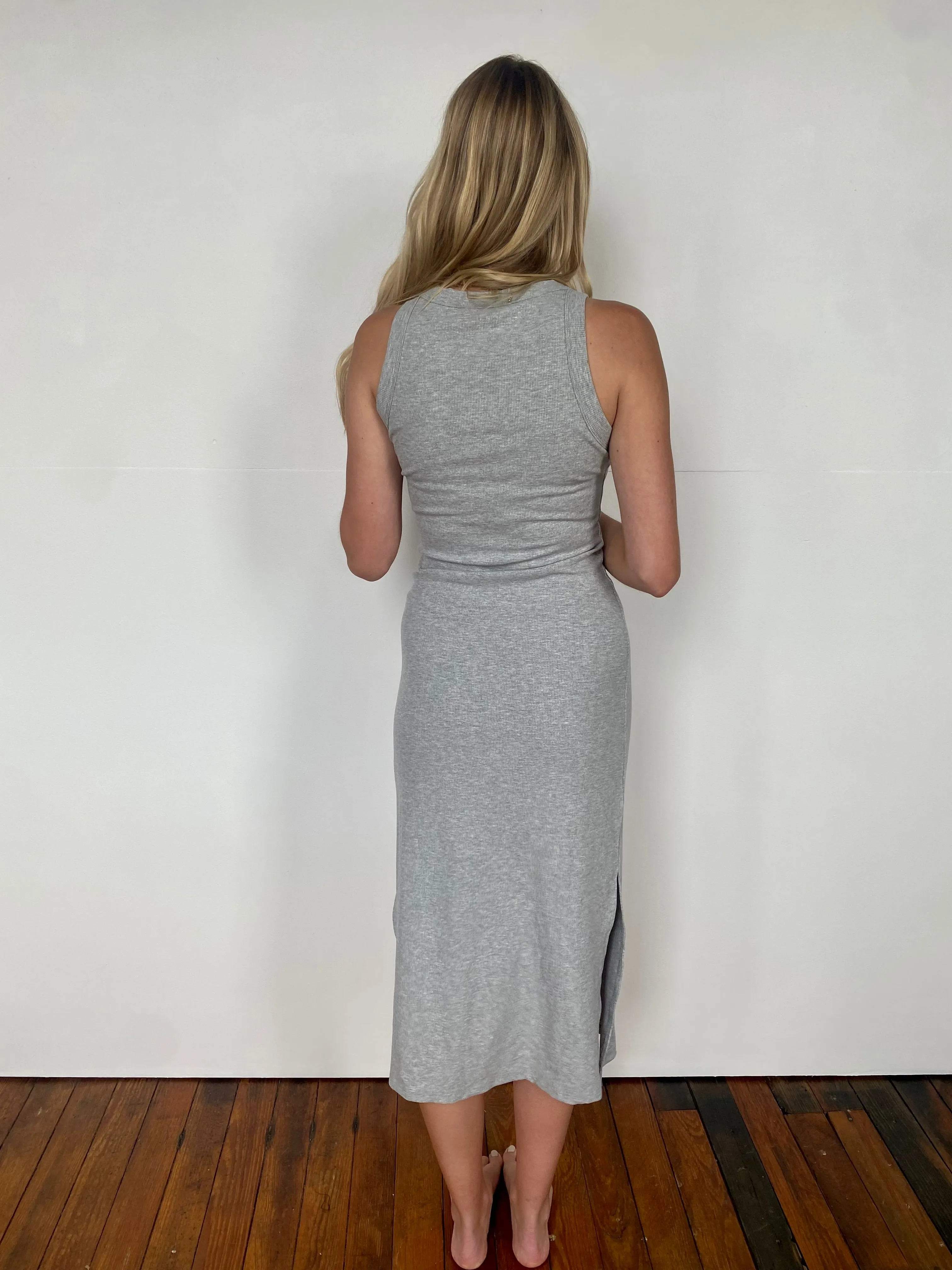 Rib Knit Maxi Dress