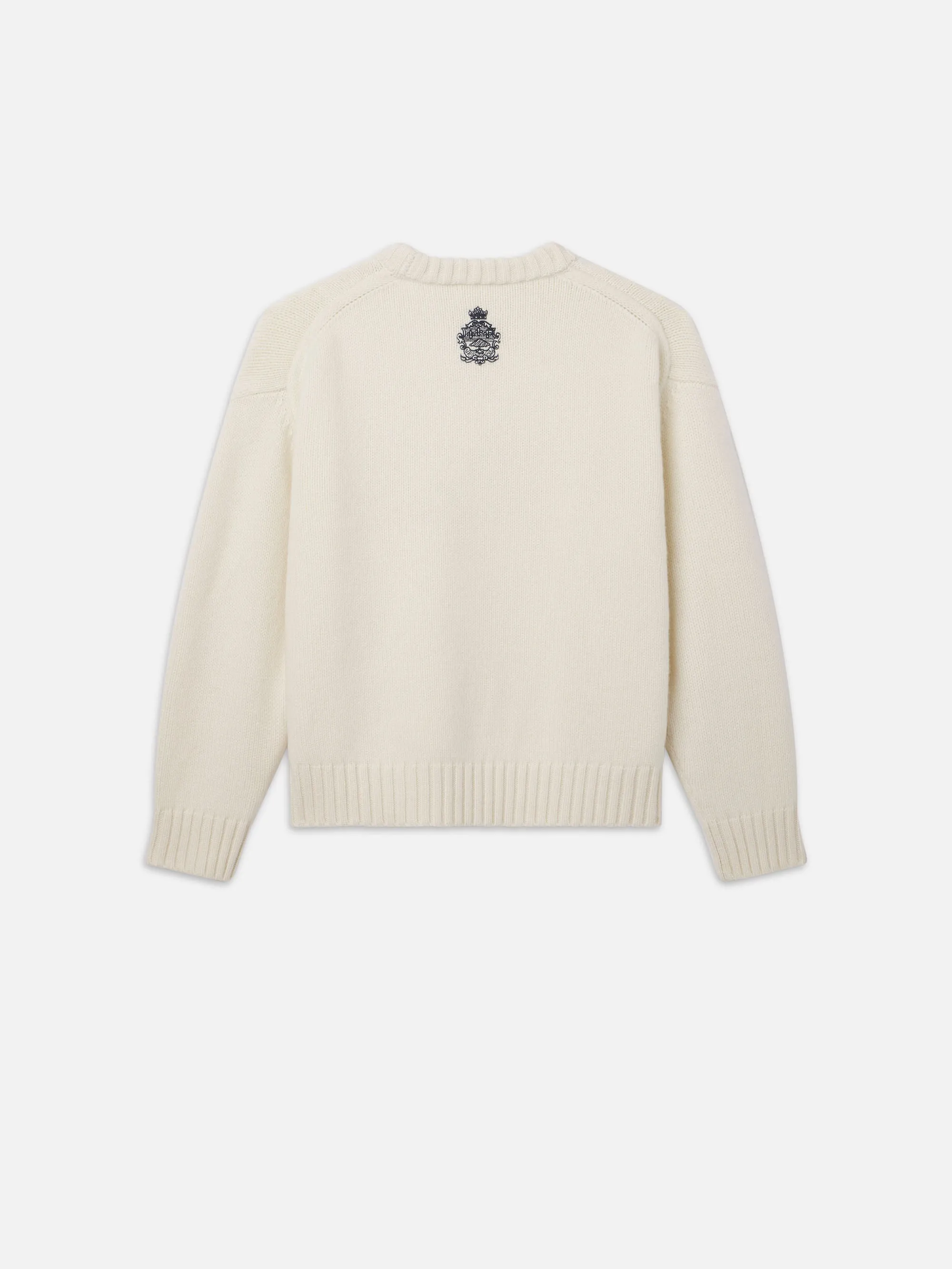 Ritz Unisex Cashmere Sweater -- Cream