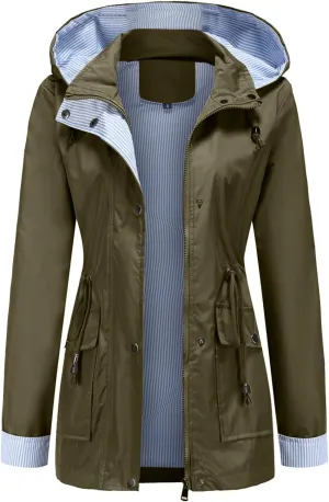 Shacket Jacket Women Fashion Hood Windbreaker Winter Jackets For Women Cotton-padded Coats Button Slim Jacket