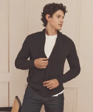 Signature Cashmere Full Zip Sweater