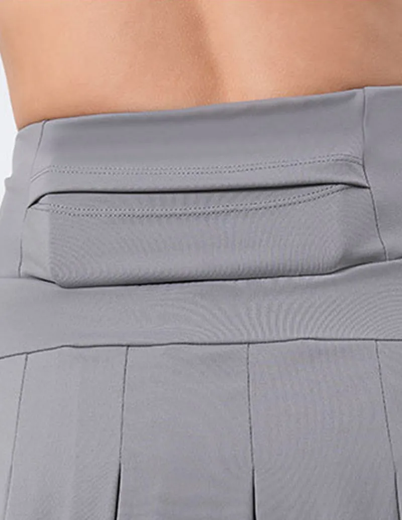 Sleek Athletic Skirt with Pockets