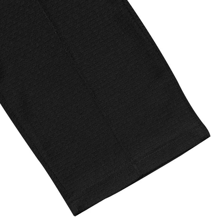Sweatpants for Men Tapered Tactical Slacks Man Sport Elasticated Regular Elastic Waist Solid Split Leggings