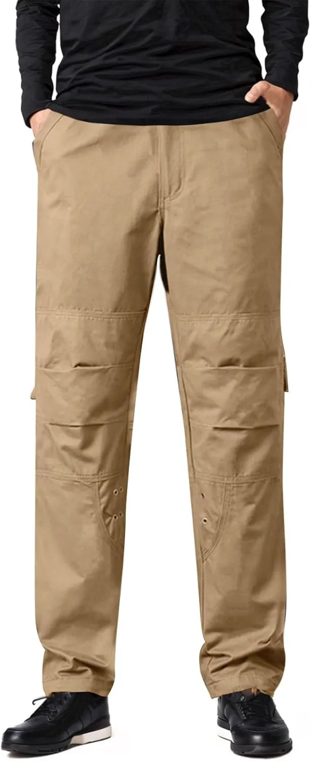 Sweatpants for Men Track Tapered Joggers Men Casual Elasticated Waist Solid Color Split Ripstop Boxy Fit Slacks Mens