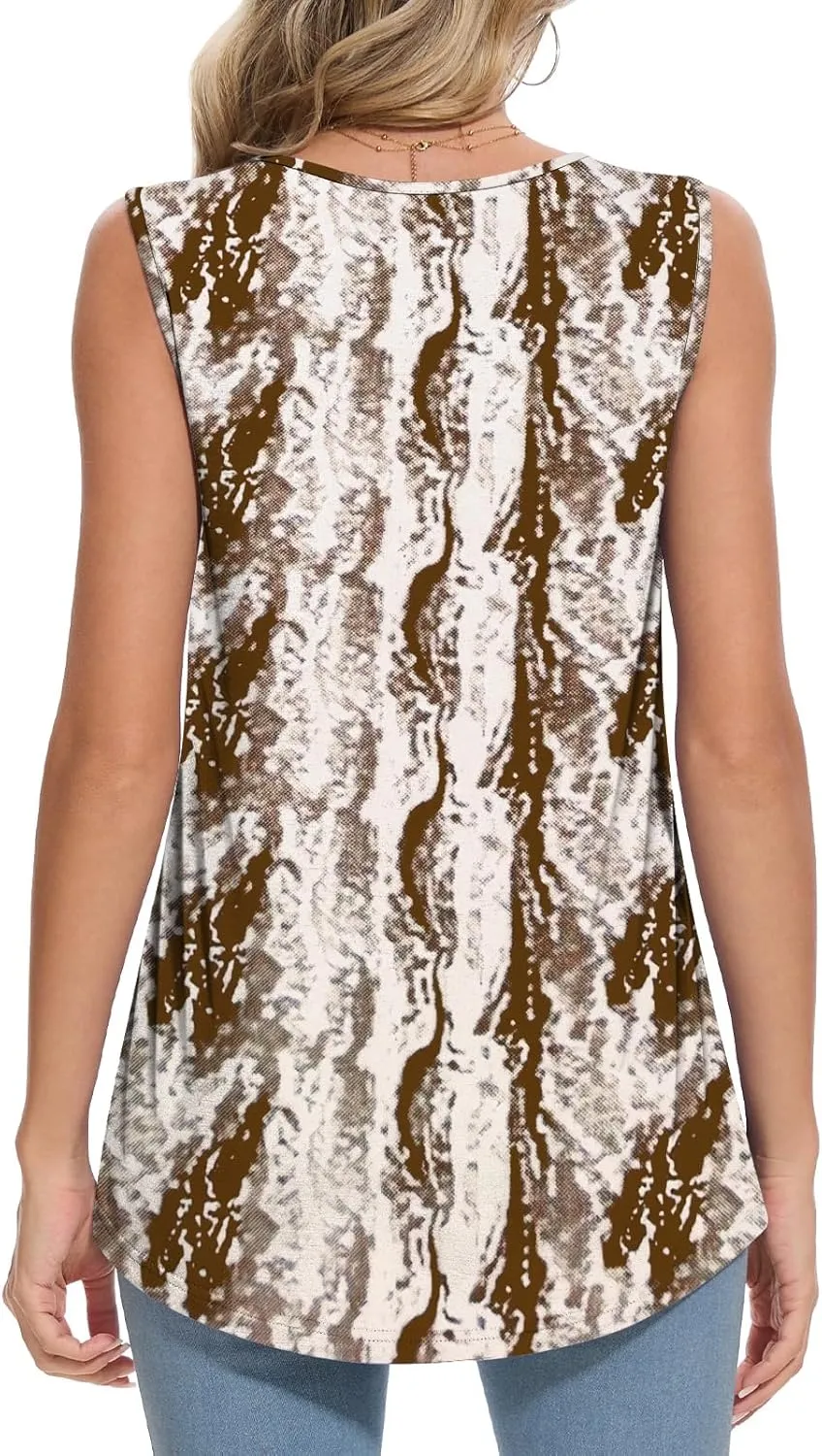 Tank Tops for Women 2025 Summer Sleeveless Tops Square Neck Loose Fit Flowy Fashion M-3XL