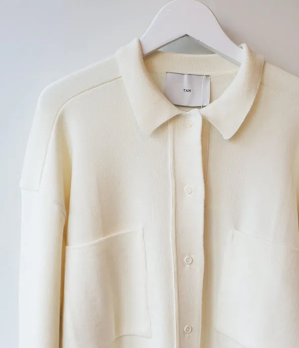 TAN/OVERSIZE SHIRTS(IVORY)