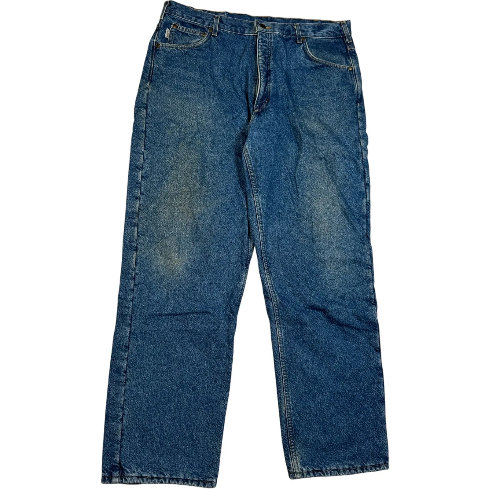 Vintage Carhartt Insulated Straight Leg Denim Jeans 40x32