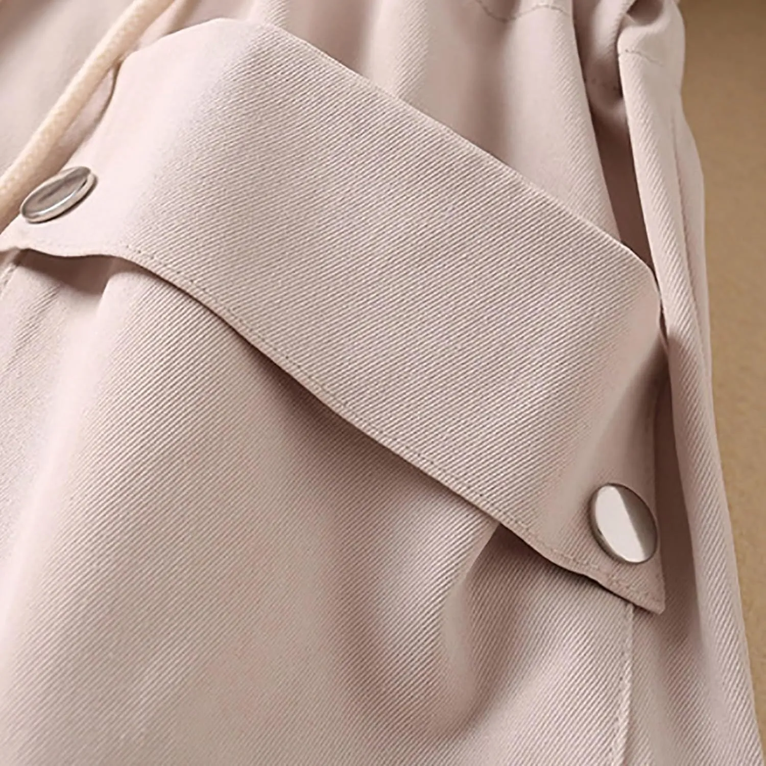 Windbreaker Jackets for Women Windproof Plus Size Casual Hoodie Coat Waterproof Trench Hiking Outdoor Raincoat