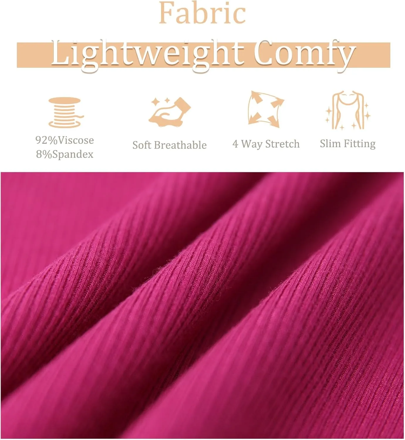 Womne Ribbed Tank Top with Sewn in Built in Bra Cup Sleevless Form Fitting Push Up Padded Bra Cami Shirt Basic Knit Tee S-3XL