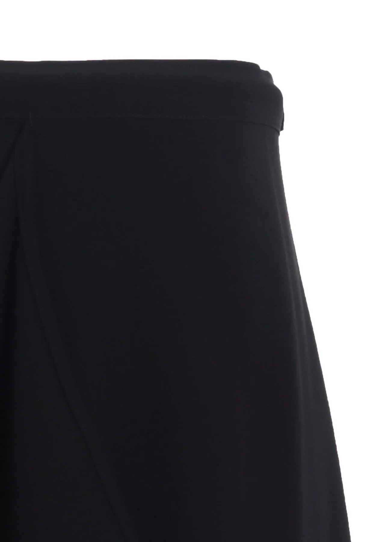 WOOL GAUZE WRAP SKIRT