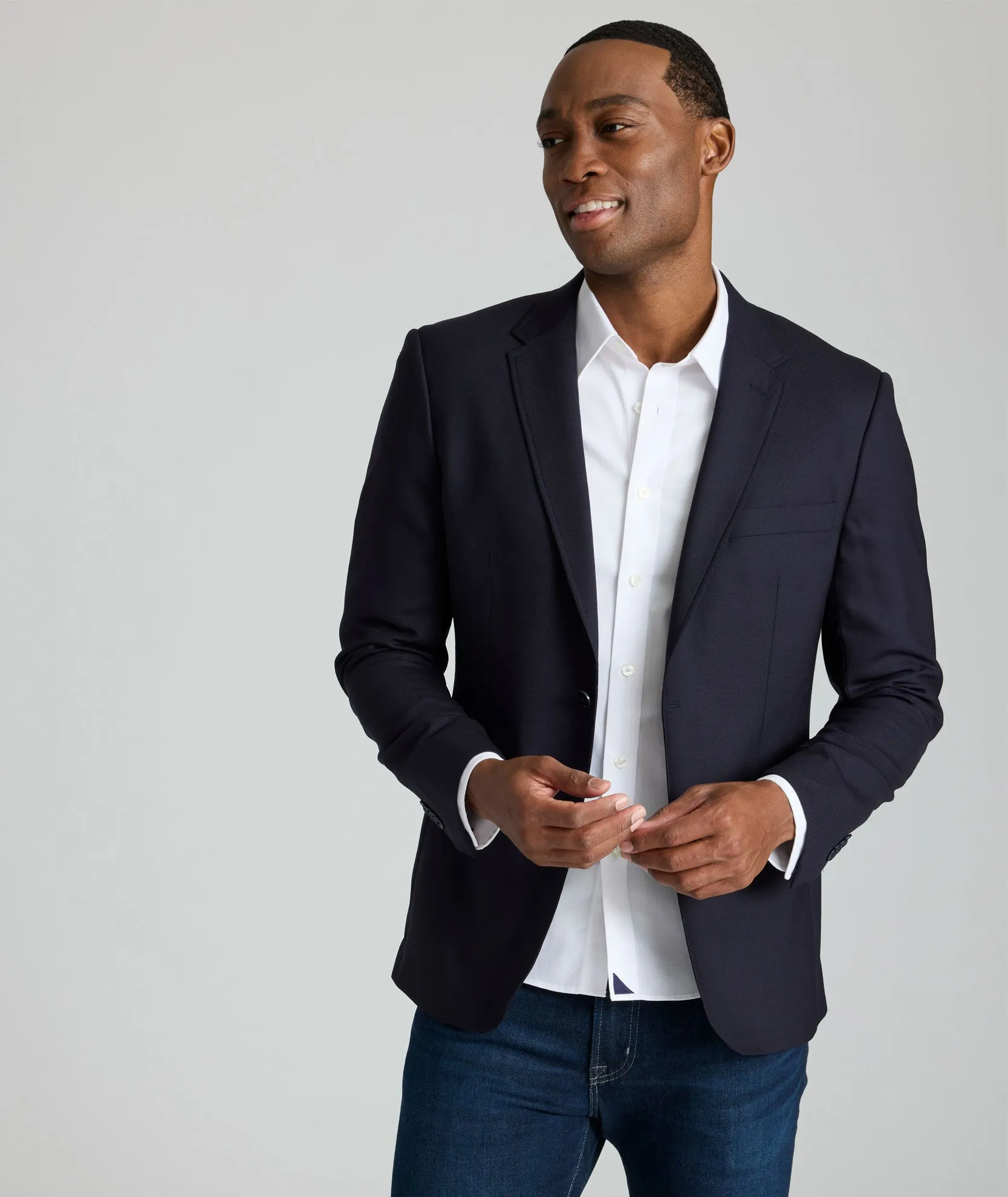 Wrinkle-Resistant Palazzo Sport Coat