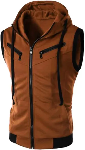 Ymosrh Mens Trendy Hoodie Fashion Men's Summer Casual Hooded Color T-Shirt Short Sleeve Top Blouse Casual Sweater